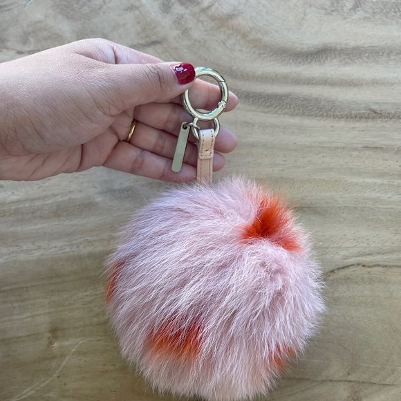 Fendi Pom Pom Multicolor Fur Charm - Picture 11 of 12